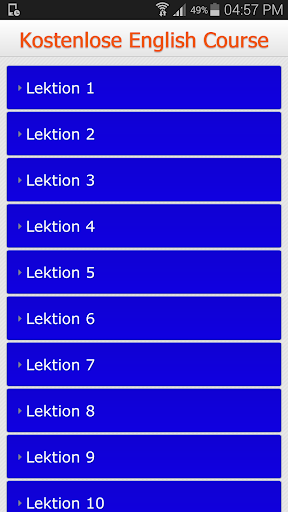 Kostenloser Englisch-Kurs