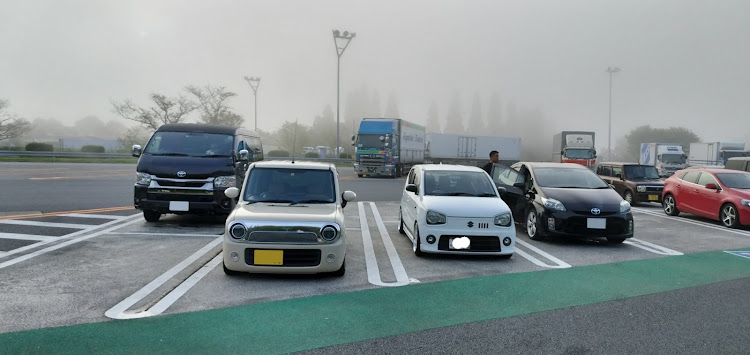 アルトの九州アルトオーナーズクラブ・大分日田ミーティング・想夫恋総本店・日田天領水の里　元気の駅・大山ダム進撃の巨人に関するカスタム事例の投稿画像2枚目