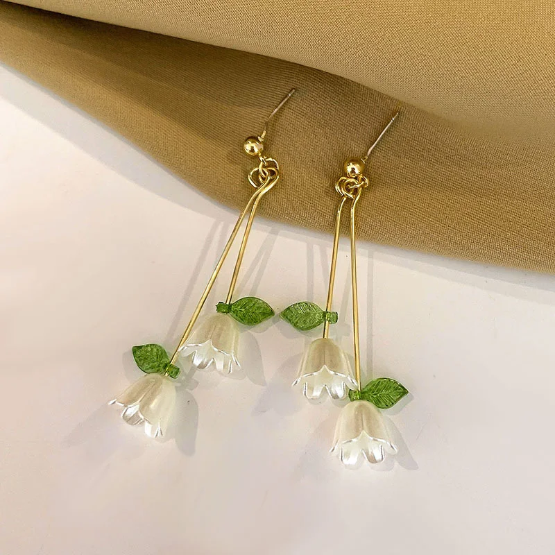 Zomer lange oorbellen voor dames, laten het gezicht kleiner lijken, schattig en veelzijdig. De perfecte earclip oorbellen voor elke gelegenheid.
