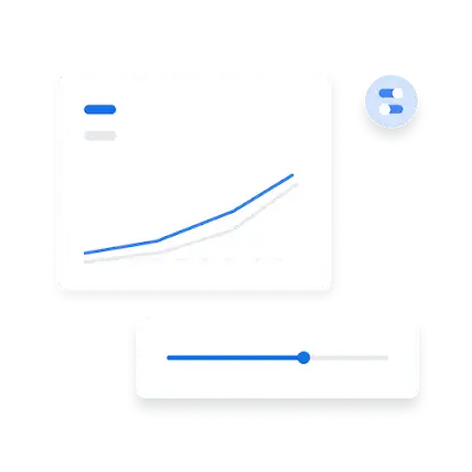 UI แสดงอัตราการคลิกและอัตรา Conversion บนกราฟ