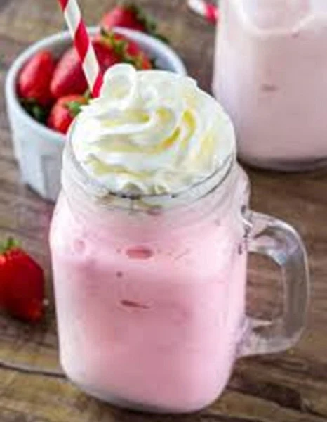 Strawberry Vanilla Frappe