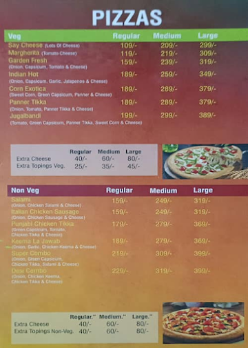 Crunchy's Fried Chicken menu 