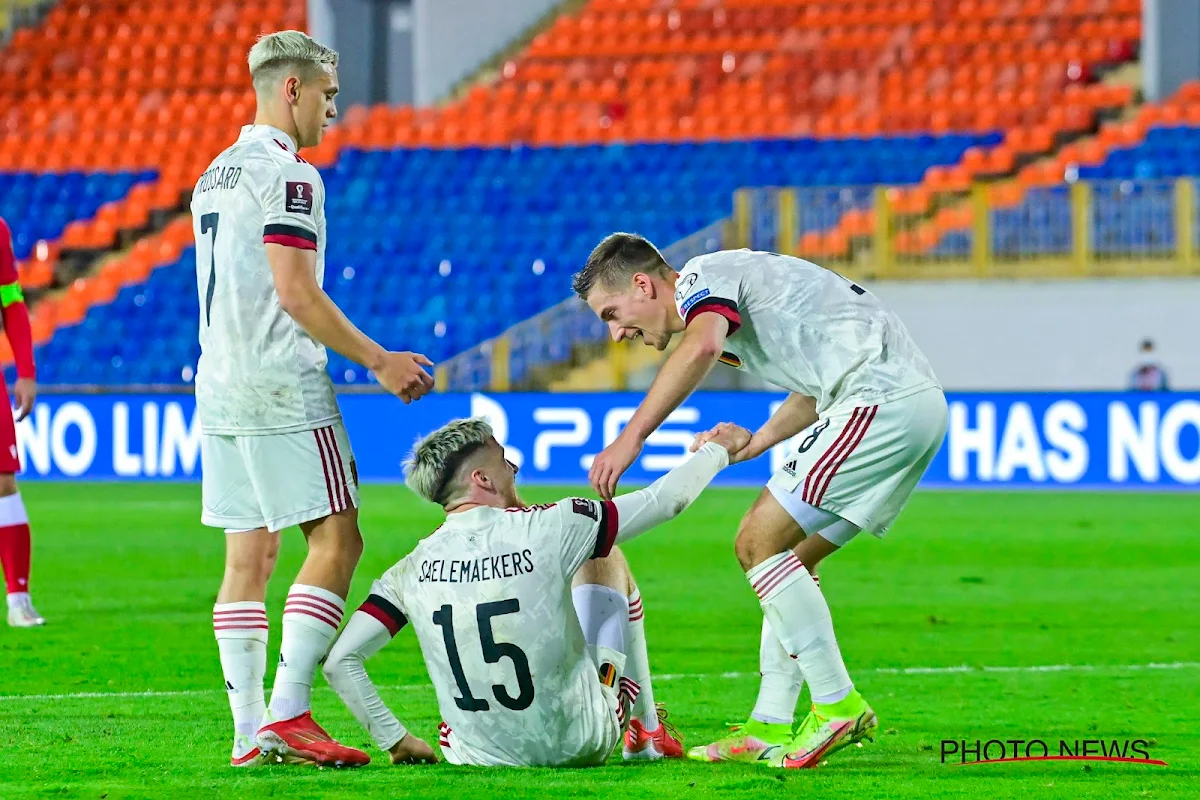 Matchwinnaar Dennis Praet vat het bondig samen: "Drie punten en terug naar België"