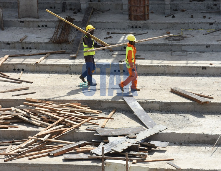 Ongoing construction at Afri-city