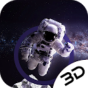 Astronaut Space Roaming 3D Live Wallpaper 1.0.2 APK Herunterladen