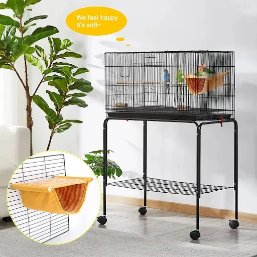 Pet Hanging Hammock Warm Nest Bed Parrot House Removable Washable Bird Cage Perch For Parrot Hamster Lovebird