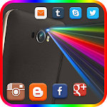 Cover Image of ดาวน์โหลด Color Flashlight alert on Call and SMS, Torch LED 1.1.0 APK