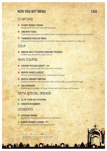 L 14 - Renaissance Lucknow Hotel menu 
