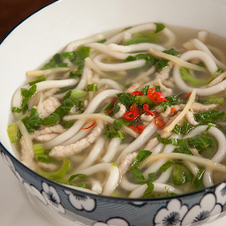 House Soup Noodle (Pork) 雪筍肉絲湯麵