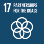 The logo for SDG 17.