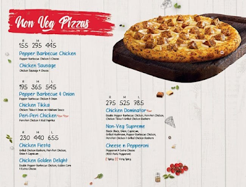 Domino's Pizza menu 