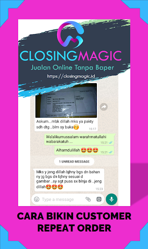 CLOSING MAGIC - Jualan Online Tanpa Baper
