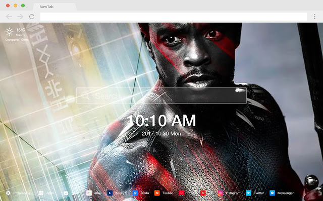 Black Panther New Tab Movies HD Themes