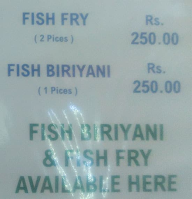 Kalyana Bavan Biryani menu 1