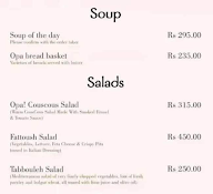 Parthas Cafe menu 2