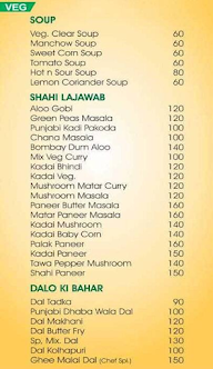 Mr. Punjab menu 1