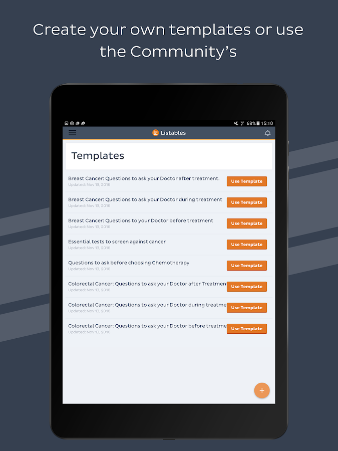   Listables - Lists & Community – Capture d'écran 
