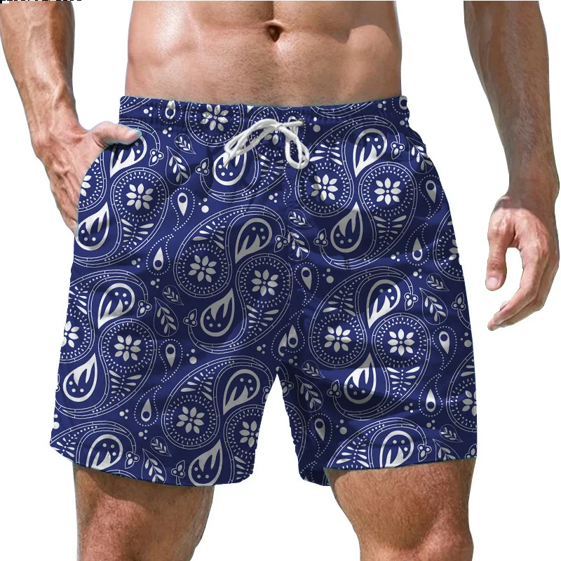 Title 1, Havajske 3D muške pantalone za plažu, savršen l...