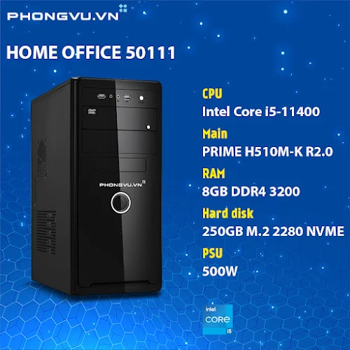 PC PV Home Office 50111 (i5-11400/8GB/250GB SSD/No OS)