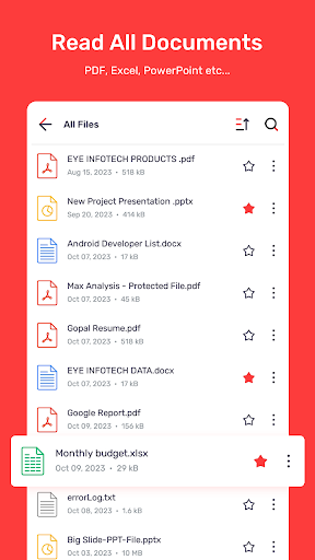 Screenshot Eye Document Reader - PDF Tool