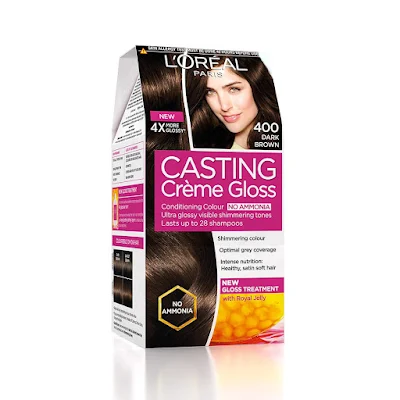 Loreal Casting Hair Cream 400 Dark Brown 160ml