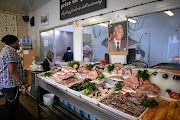 Lesego Semenya at a local fishmonger. 