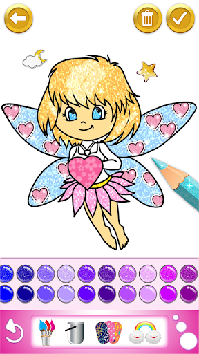 Screenshot Glitter Coloring and Drawing