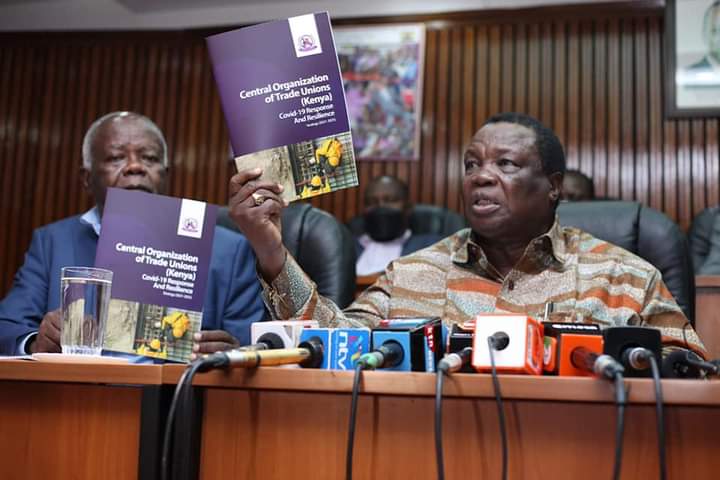 Cotu secretary general Francis Atwoli at a past event.