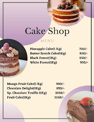 Cake Shop menu 2