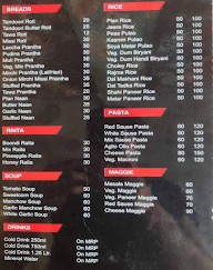 The Taste Delight menu 2