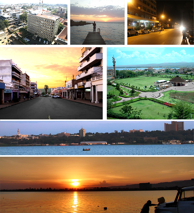 The scenic views of Kisumu City.