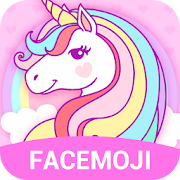 Rainbow Unicorn Keyboard Theme&Cute Emoji Keyboard v1.0 Icon