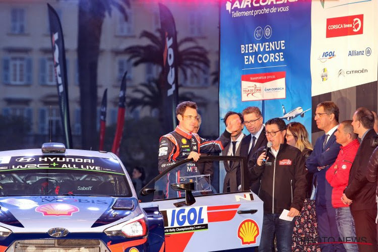 Rallye de Corse : Neuville termine la première journée à la seconde place, Loeb n'aura pas roulé longtemps