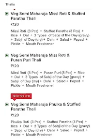 Samrat Kitchen menu 2