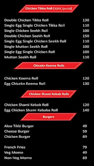 Roll Baby Roll Family Restaurant menu 3