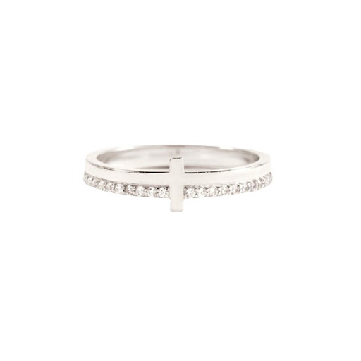 Title 3, Creative Copper Set Zircon Womens Ring, a styl...