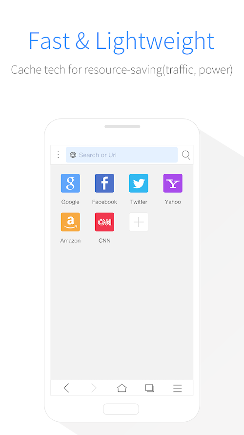 Android application Fastest Mini Browser screenshort