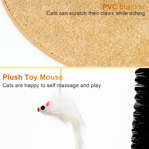Title 1, Cat Arch Rubbing Device Massage Brush Antipruri...