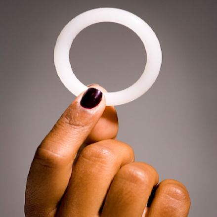 The dapavirine silicone ring has to stay inside the vagina for a period of one month, after which it is replaced by the user.