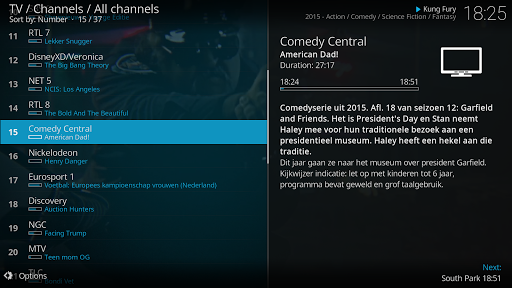 Screenshot Kodi