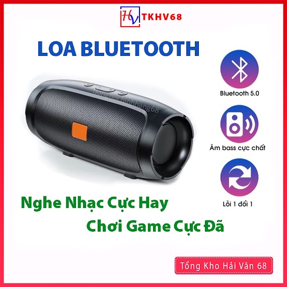 Loa Bluetooth Giá Rẻ, Loa Bluetooth Bass Mạnh, Loa Bluetooth Mini Âm Thanh Sống Động, Pin Trâu, Tích Hợp Thẻ Nhớ.