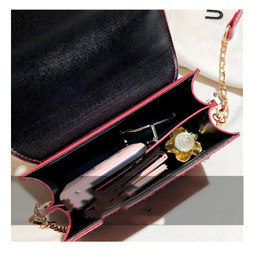 Title 1, Lacquer Leather Versatile Chain One Shoulder Cr...