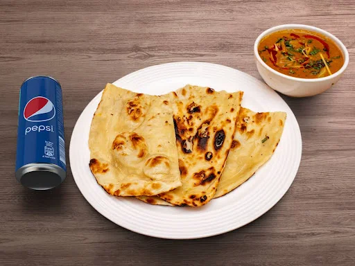 Chicken Naan With Gravy +Pepsi 300ml