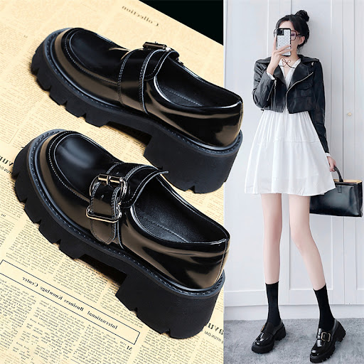 Title 3, Platform Mary Janes with Belt Buckle – Step up ...