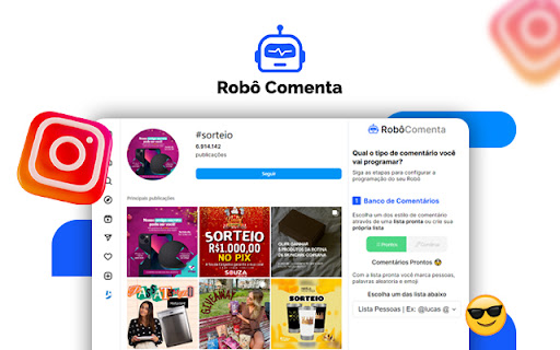 Robo de Sorteios - Ganhar Sorteios Instagram