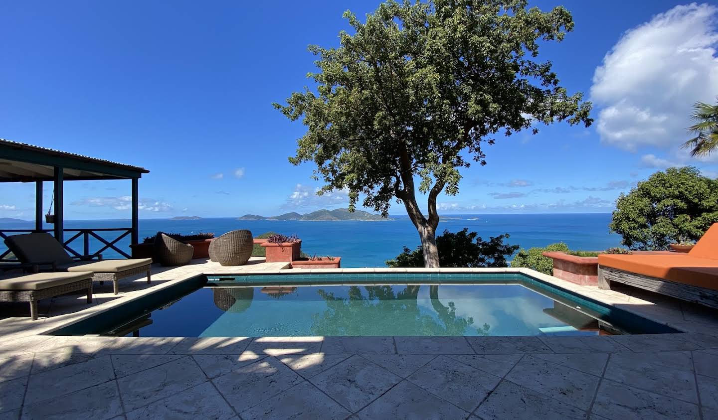 Villa avec piscine et terrasse Tortola