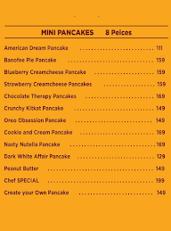 American Pancake menu 1