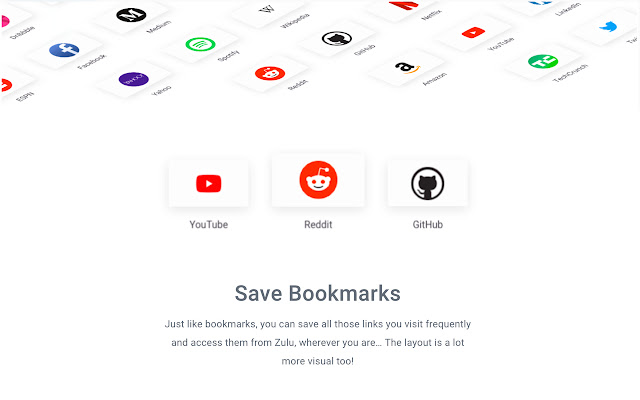 Zulu - Bookmarks Reimagined chrome extension
