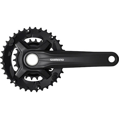 Shimano FC-MT210-2 Crankset - 175mm, 9-Speed, 36/22t, 48.8mm Chainline