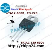 [2 Con] (Kt1) Triac Bta12 - 600B To - 220 12A 600V (Bta12 - 600 Bta12)